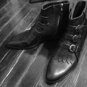 Modern Vice Jett Classic Black Ankle Boots Size 8